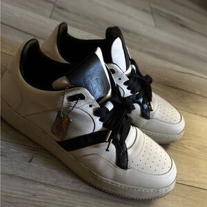 Off-White Black and White Retro Sneakers